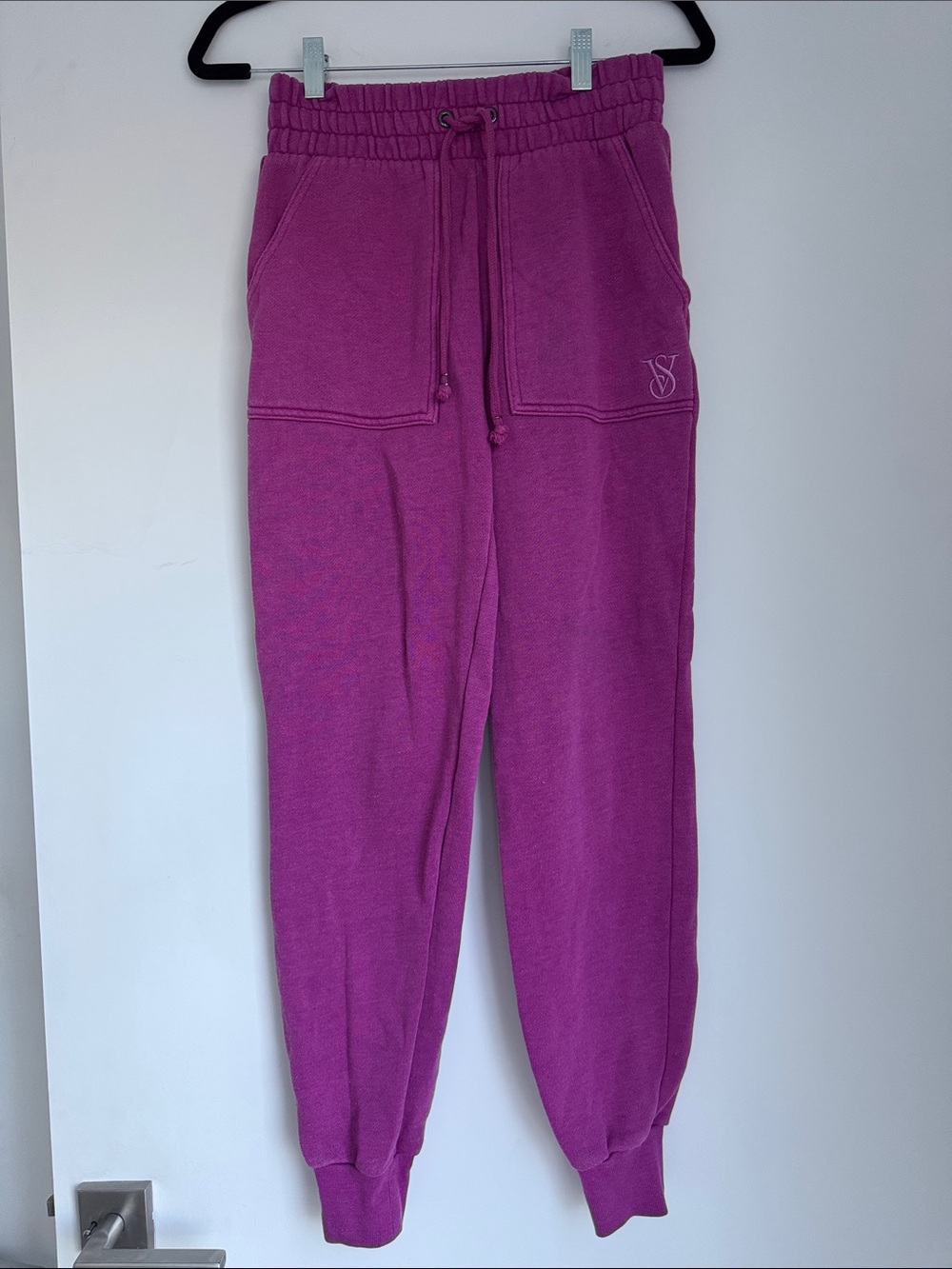 PINK Victoria's Secret Fuchsia Drawstring Joggers